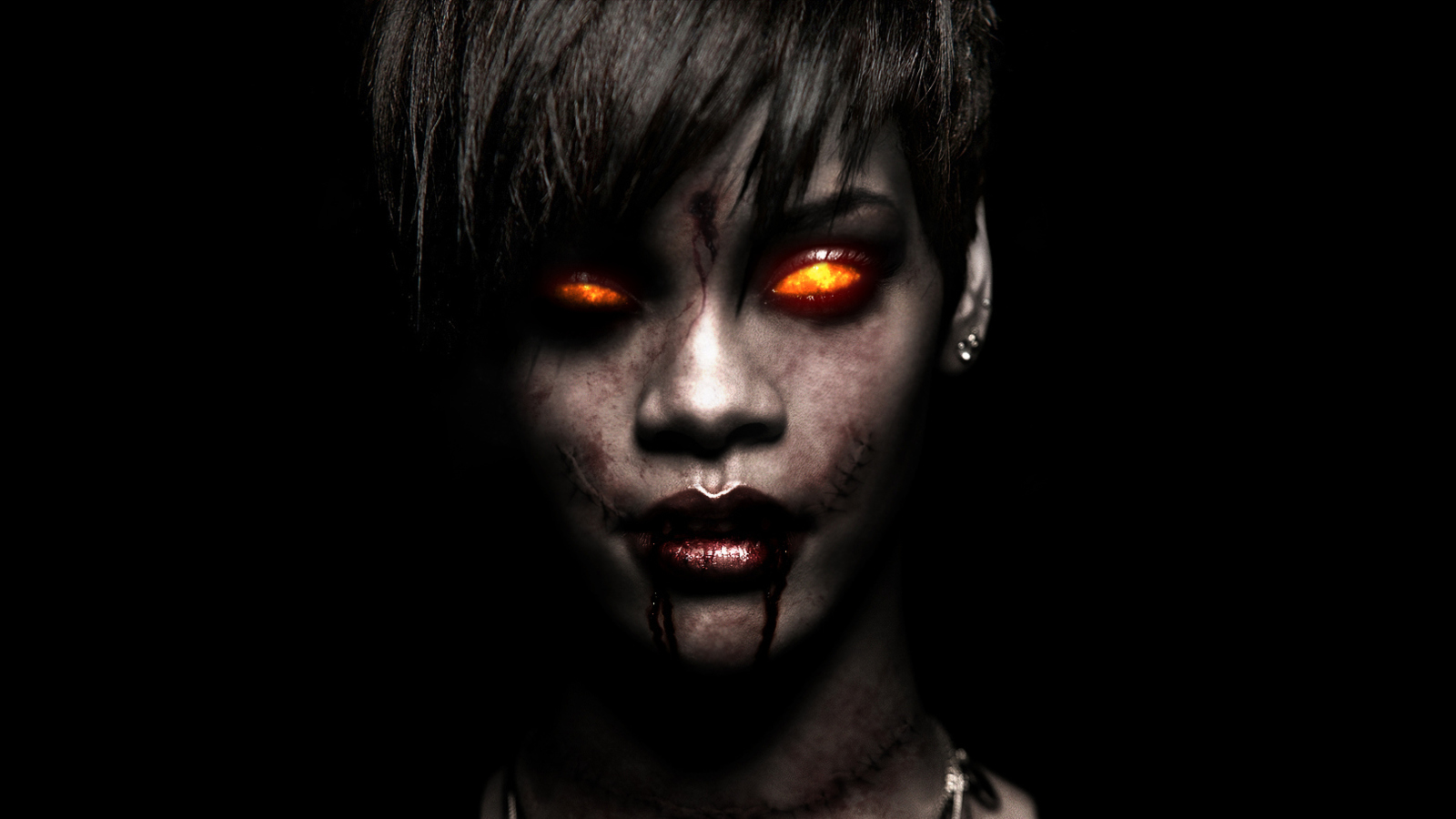 Das Rihanna Zombie Wallpaper 1600x900