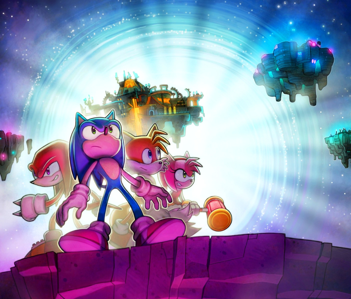 Обои Sonic Friends 1200x1024