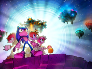 Das Sonic Friends Wallpaper 320x240