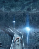 Das Rainy Night Wallpaper 128x160