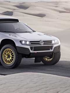 Fondo de pantalla VW Race Touareg 240x320