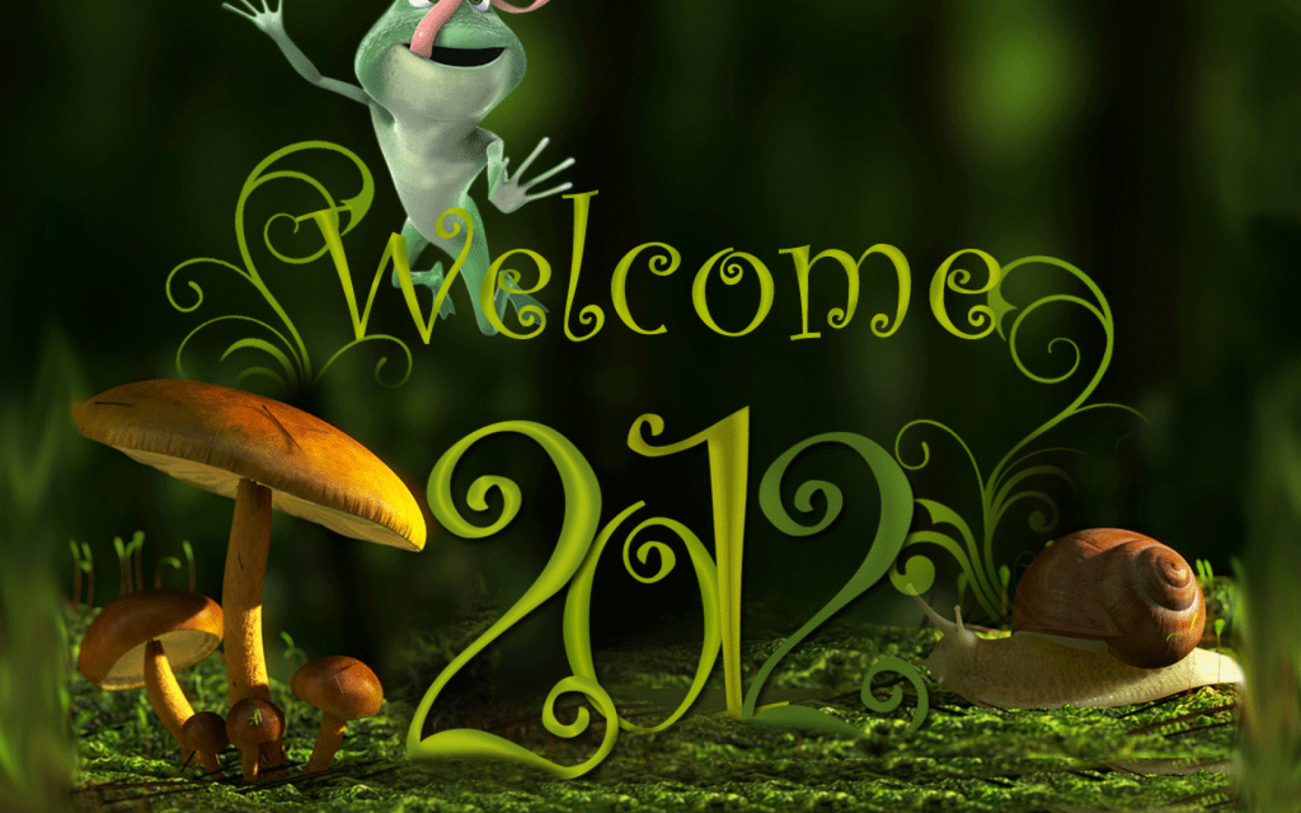 Screenshot №1 pro téma Welcome New Year 2012 1440x900