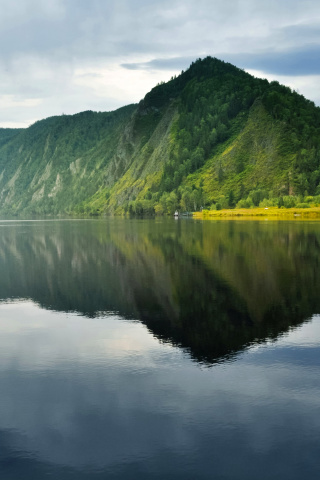 Fondo de pantalla Lake HDR 320x480