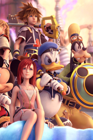 Fondo de pantalla Kingdom Hearts 320x480