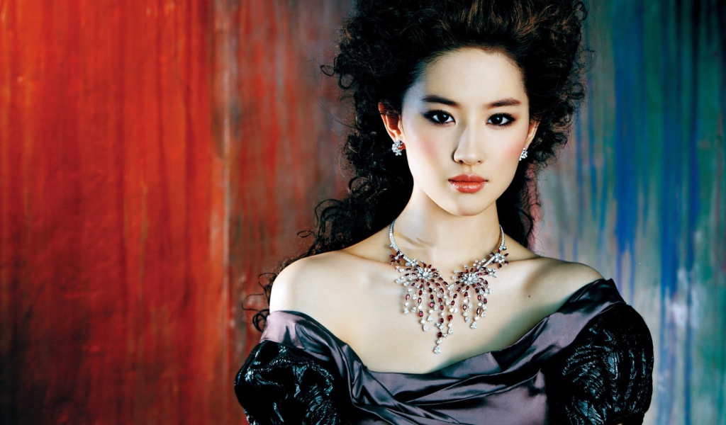 Screenshot №1 pro téma Liu Yifei Chinese Actress 1024x600