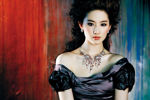 Обои Liu Yifei Chinese Actress 480x320