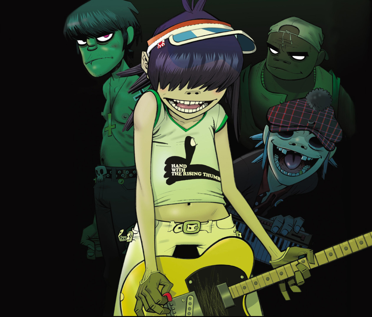 Screenshot №1 pro téma Gorillaz 1200x1024