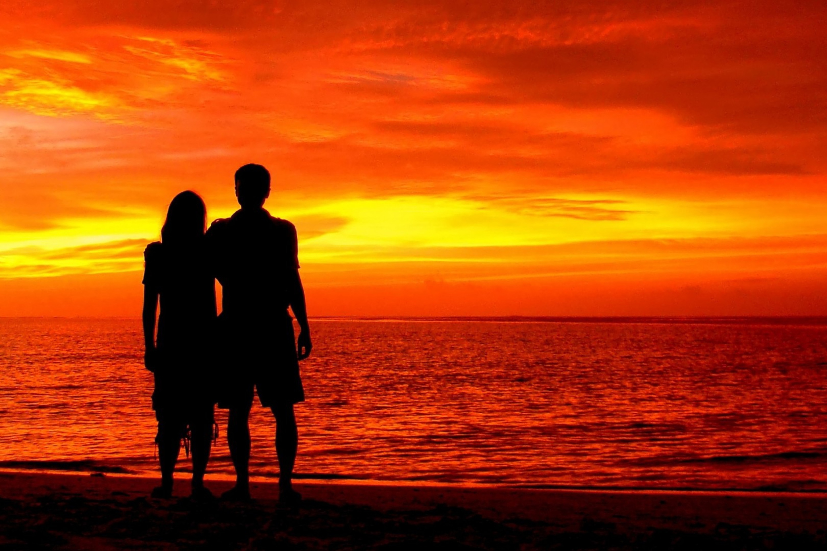 Fondo de pantalla Romantic Silhouettes 2880x1920