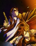 Обои Black Lagoon Anime Characters 128x160