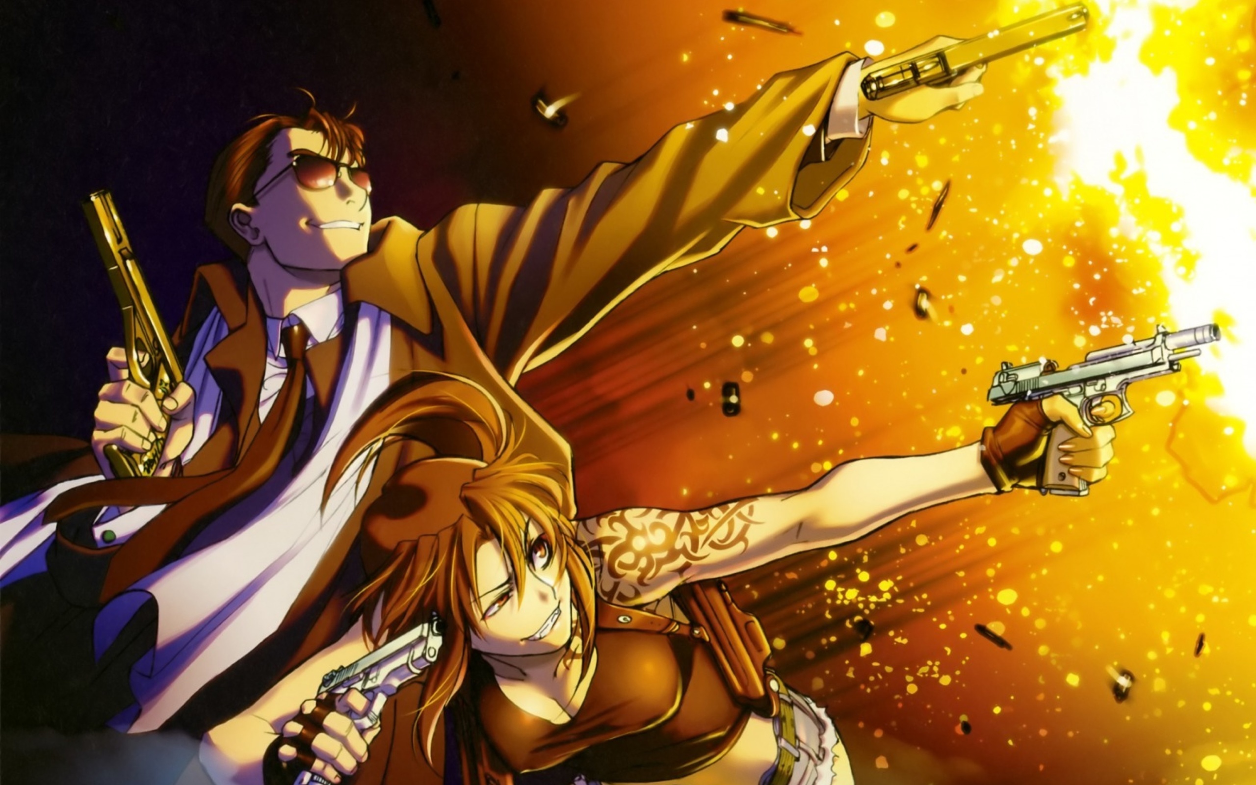 Fondo de pantalla Black Lagoon Anime Characters 2560x1600