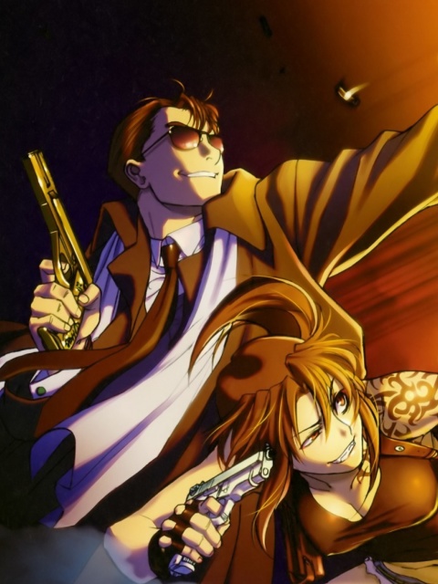 Fondo de pantalla Black Lagoon Anime Characters 480x640