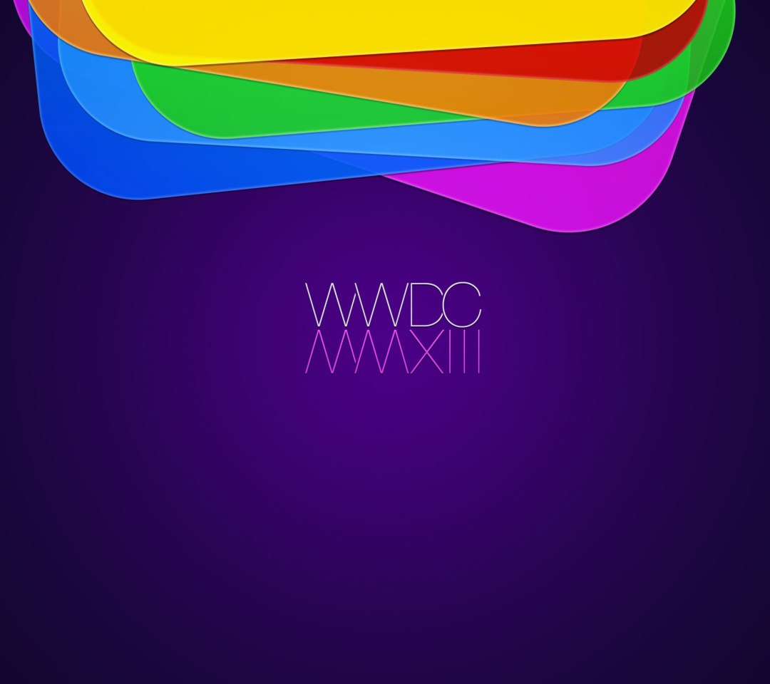 Das WWDC, Apple Wallpaper 1080x960