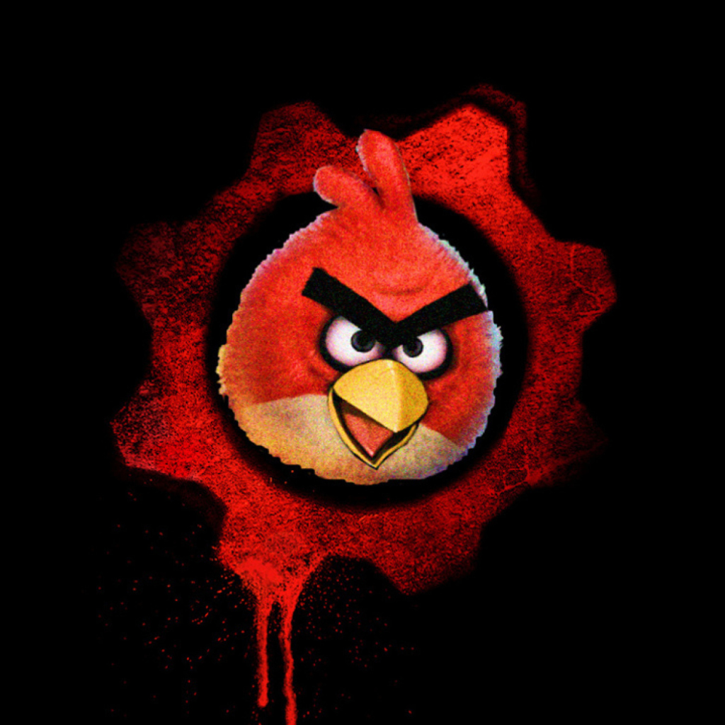 Das Big Angry Birds Wallpaper 1024x1024