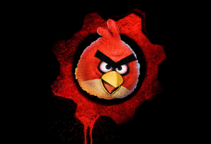 Big Angry Birds wallpaper