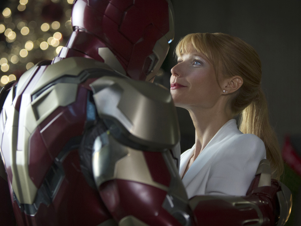 Fondo de pantalla Iron Man And Pepper Potts 1024x768