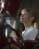 Fondo de pantalla Iron Man And Pepper Potts 128x160