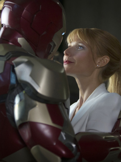 Iron Man And Pepper Potts screenshot #1 240x320