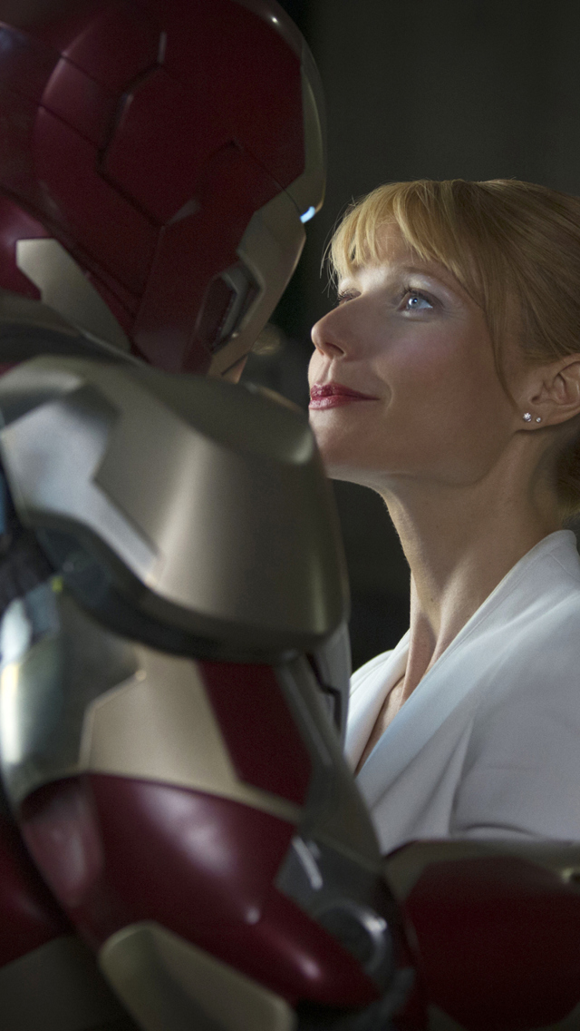 Обои Iron Man And Pepper Potts 640x1136