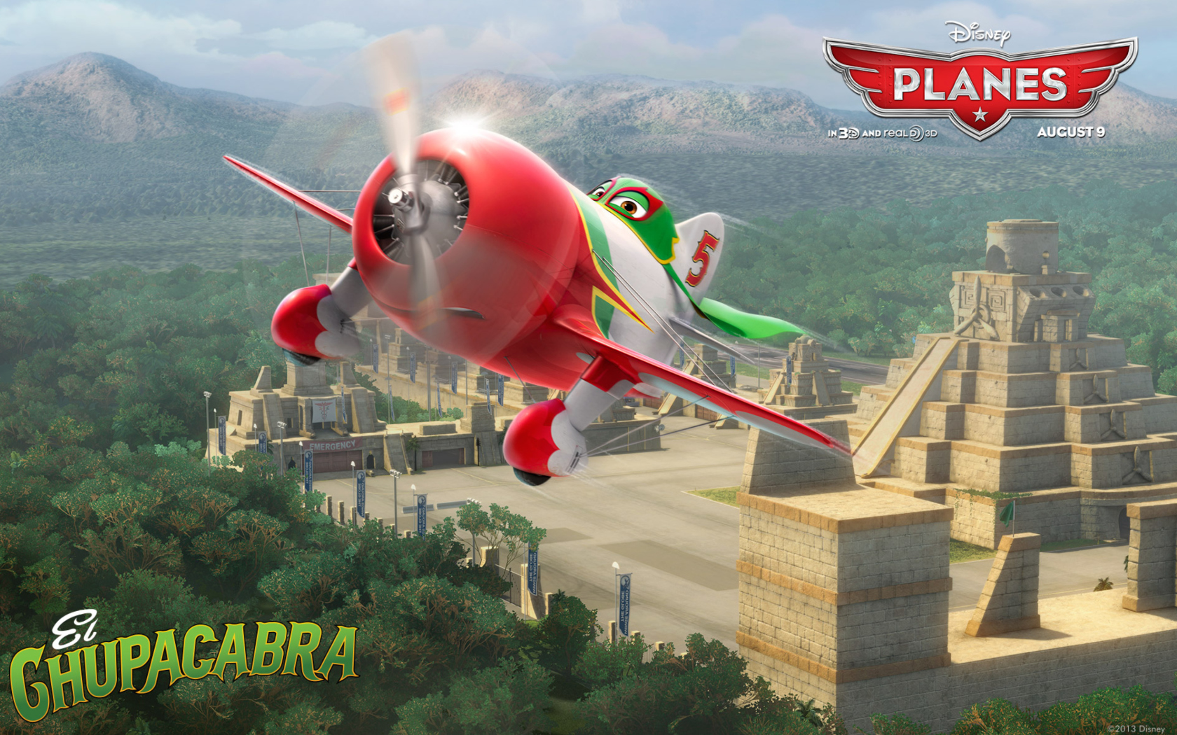 Screenshot №1 pro téma Disney Planes - El Chupacabra 1680x1050