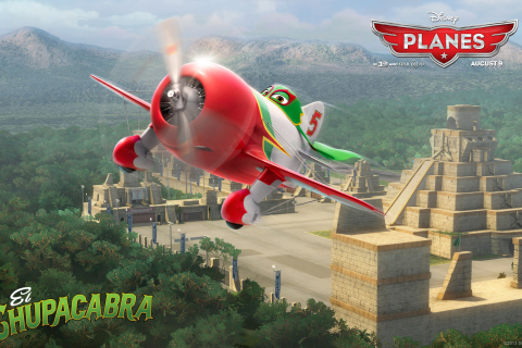 Screenshot №1 pro téma Disney Planes - El Chupacabra 480x320