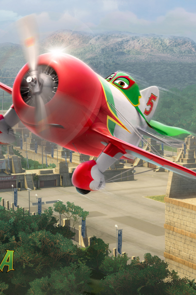 Das Disney Planes - El Chupacabra Wallpaper 640x960