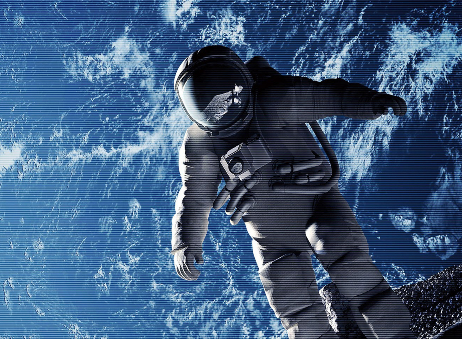 Fondo de pantalla Cosmonaut In Space 1920x1408