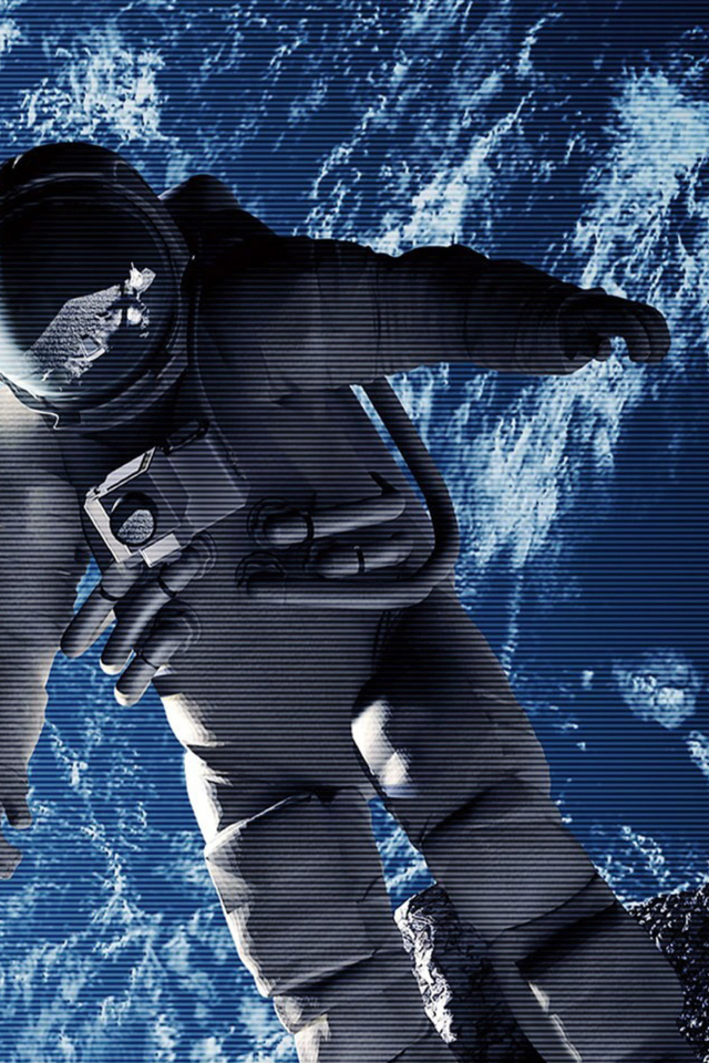 Fondo de pantalla Cosmonaut In Space 640x960