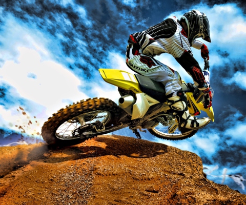 Screenshot №1 pro téma Motorcross 480x400