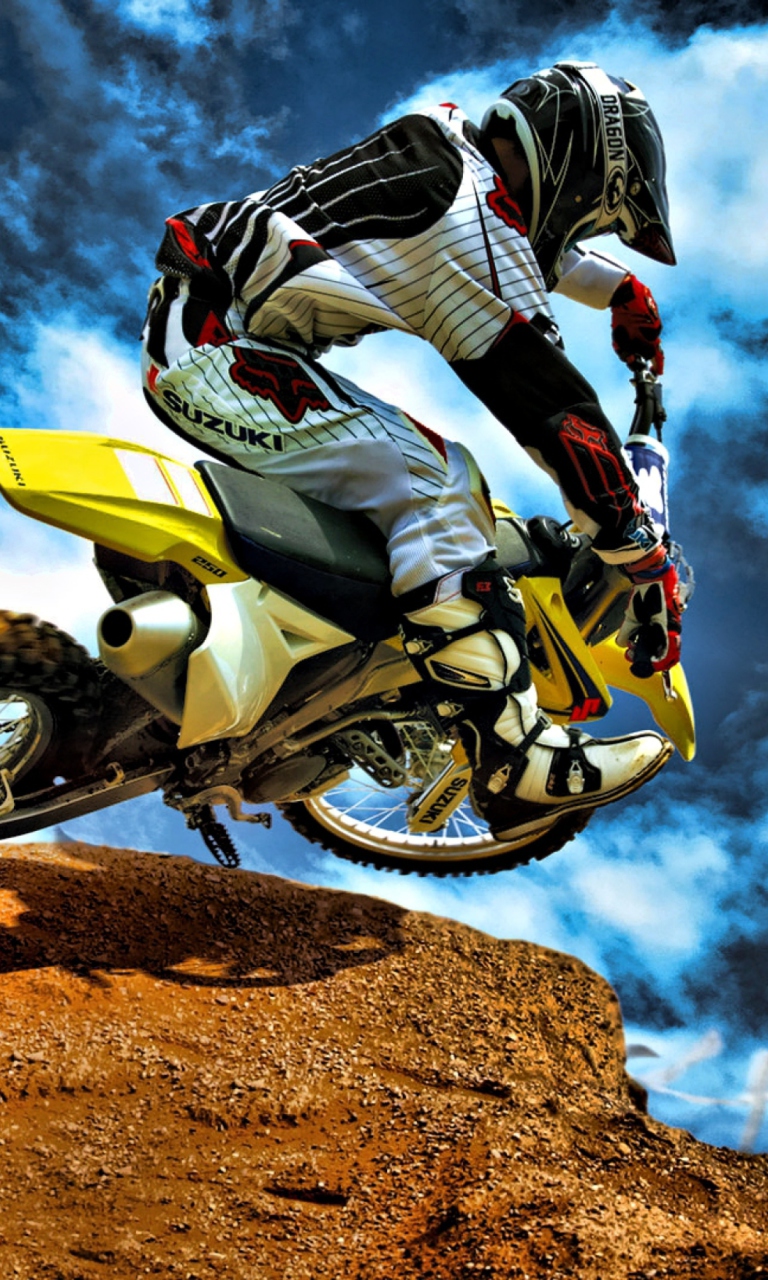 Das Motorcross Wallpaper 768x1280