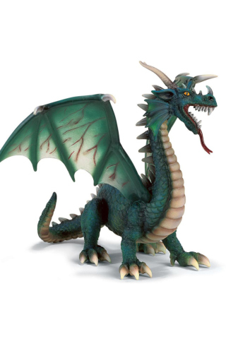 Sfondi Emerald Dragon 320x480