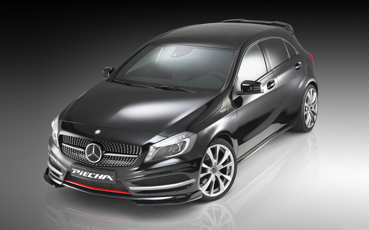 Screenshot №1 pro téma Mercedes A250 Piecha Tuning Front View 1280x800