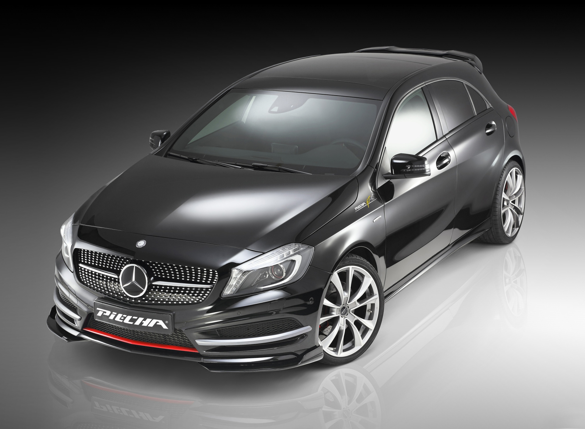Обои Mercedes A250 Piecha Tuning Front View 1920x1408