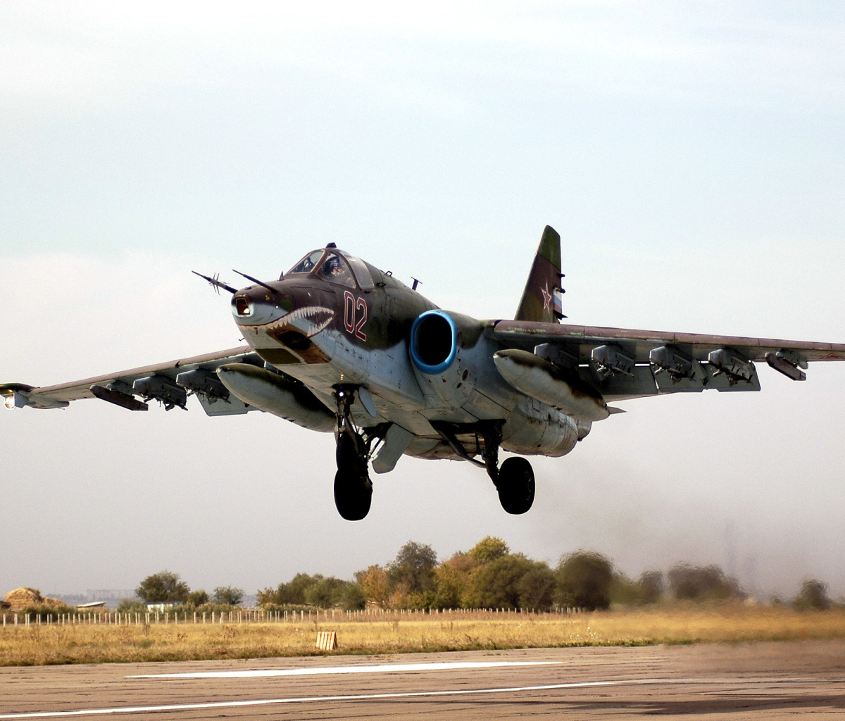 Fondo de pantalla Sukhoi Su 25 Frogfoot Ground Attack Aircraft 1200x1024