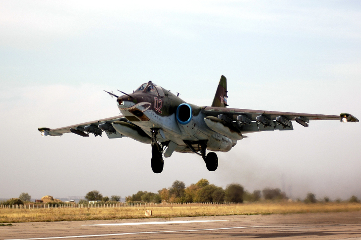Fondo de pantalla Sukhoi Su 25 Frogfoot Ground Attack Aircraft