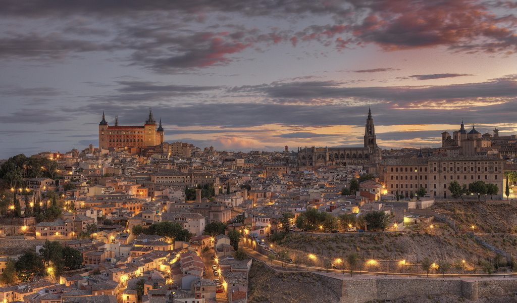 Обои Toledo, Spain 1024x600