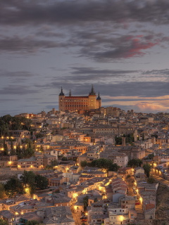 Das Toledo, Spain Wallpaper 240x320