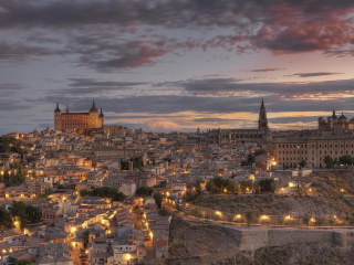 Fondo de pantalla Toledo, Spain 320x240