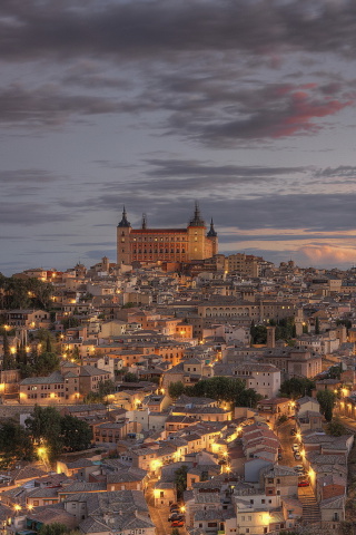 Fondo de pantalla Toledo, Spain 320x480