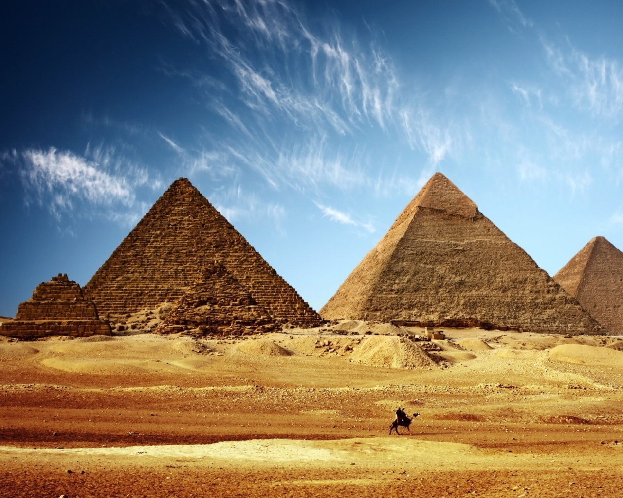Das Great Pyramid of Giza Wallpaper 1280x1024