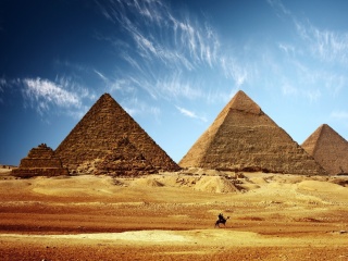 Screenshot №1 pro téma Great Pyramid of Giza 320x240