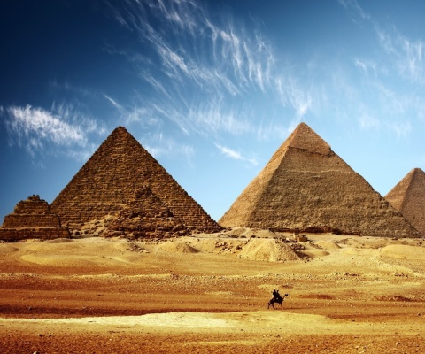 Das Great Pyramid of Giza Wallpaper 480x400