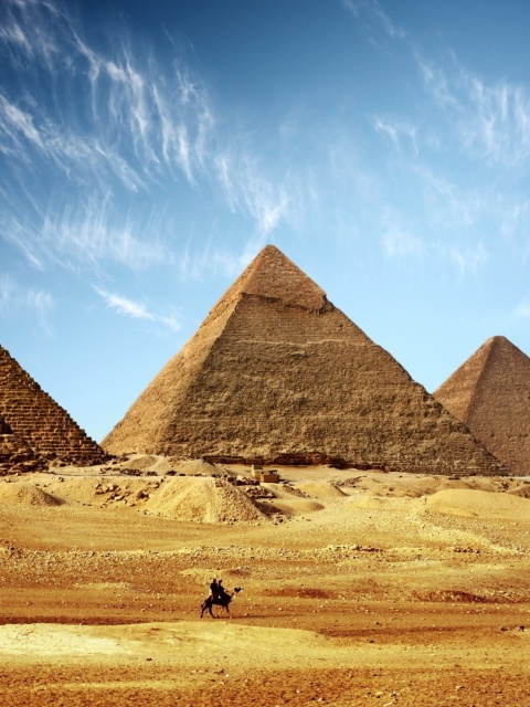 Great Pyramid of Giza wallpaper 480x640