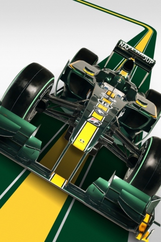 Das Lotus F1 Wallpaper 320x480
