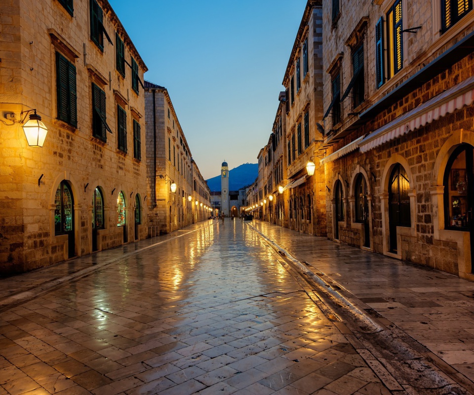 Обои Stradun street in Dubrovnik, Croatia 960x800