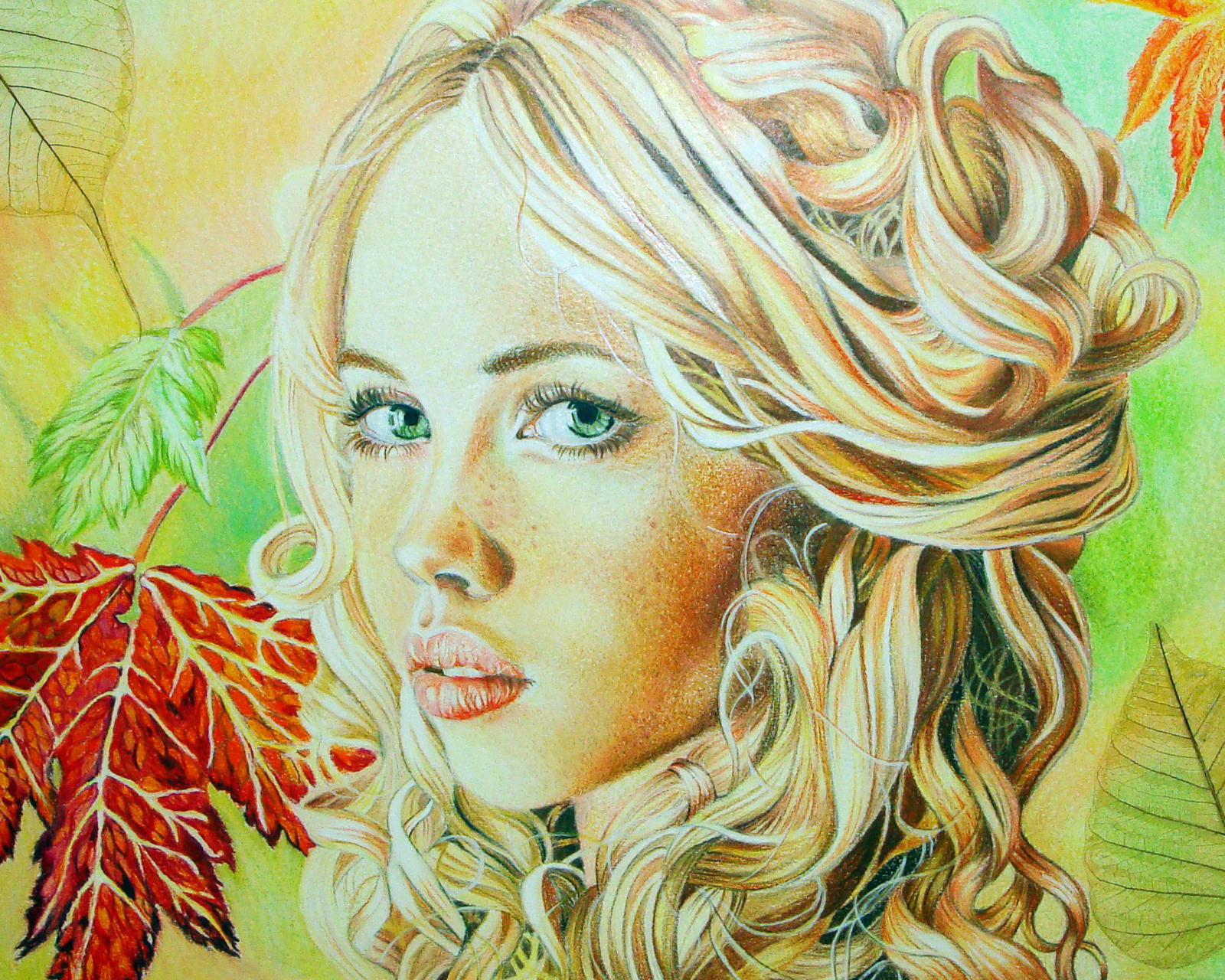 Portrait Of Autumn wallpaper 1600x1280