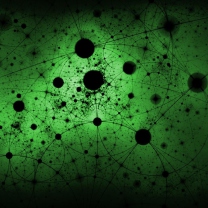 Fondo de pantalla Abstract Green Circles 208x208
