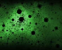 Das Abstract Green Circles Wallpaper 220x176