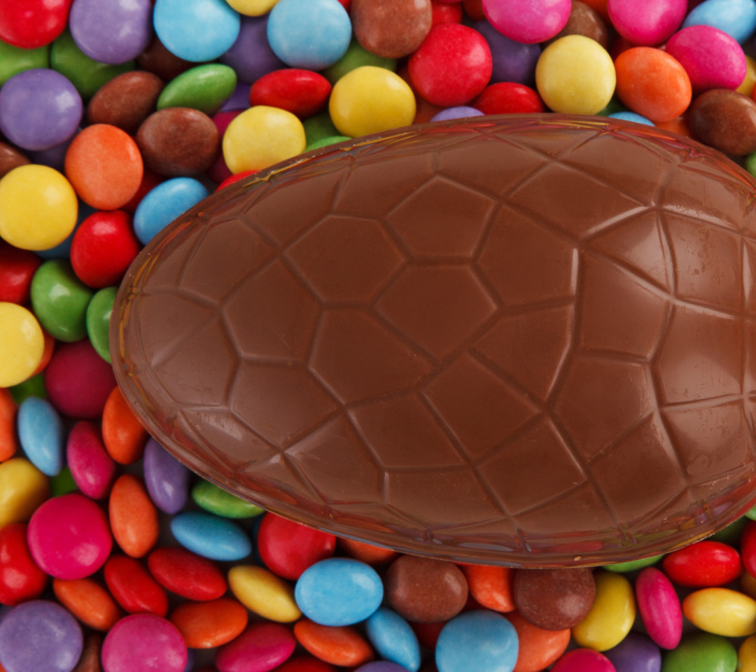 Das Easter Chocolate Egg Wallpaper 1080x960