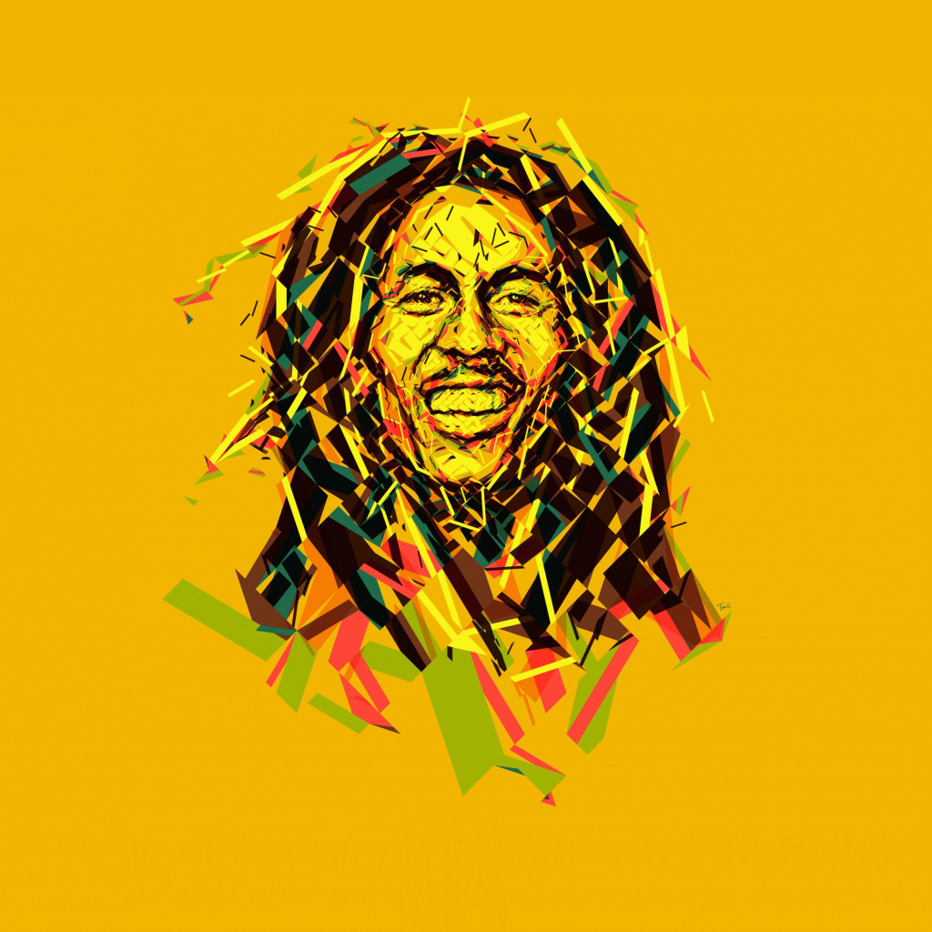 Обои Bob Marley Reggae Mix 1024x1024