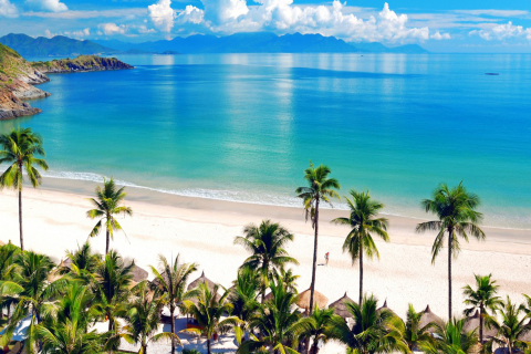 Fondo de pantalla Fiji Tropical Beach 480x320